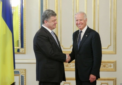 Петро Порошенко, Джо Байден. Фото: Reuters