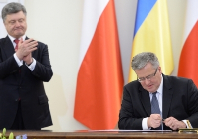 Коморовський підписав закон про ратифікацію Угоди про асоціацію Україна-ЄС