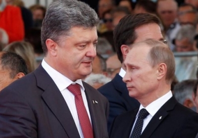 Петр Порошенко, Владимир Путин. Фото: dt.ua