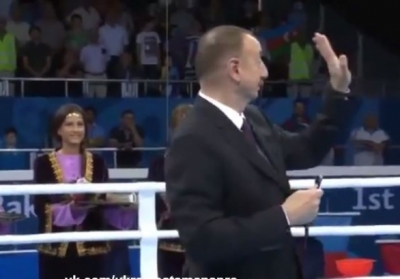 На церемонії нагородження Євроігор президент Азербайджану не дав освистати боксера з України