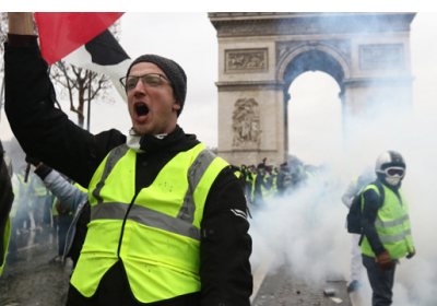 Фото: протесты Франция