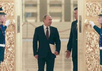 Віктор Янукович, Володимир Путін. Фото: AFP