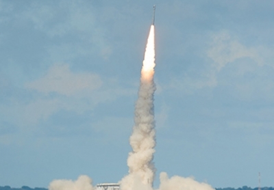 Запуск ракеты. Фото: nkau.gov.ua