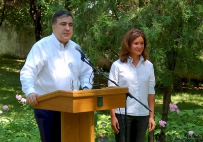 Михаил Саакашвили, Мария Гайдар. Фото: dumskaya.net