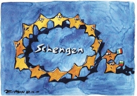 31 березня Болгарія і Румунія частково приєднаються до Шенгенської зони