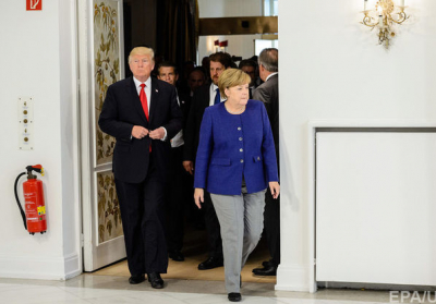 Ангела Меркель, Дональд Трамп Фото: ЕРА