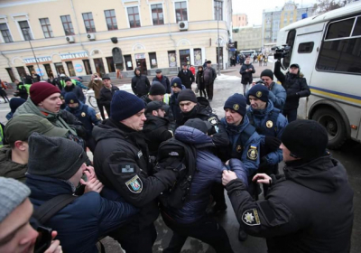 В полиции утверждают, что задержанные активисты пытались захватить Подольский райотдел