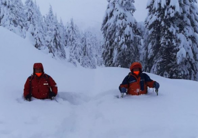Фото: На горі Піп Іван випало до 1 метру снігу (dsns_telegram)