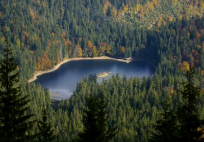 Рівень води у найбільшому гірському озері України впав до історичного мінімуму