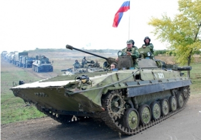 На границе с Украиной, в пионерском лагере Воронежской области, дислоцируется танковый полк РФ