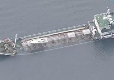 Біля берегів Японії танкер пішов на дно із сотнями тонн отруйних хімікатів, - ВІДЕО