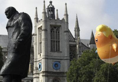 У Лондоні запустили дирижабль Trump baby до приїзду президента США
