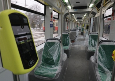Львів отримав перший виготовлений в Україні п’ятисекційний трамвай