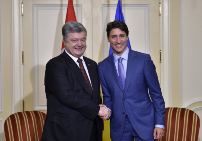 Петро Порошенко і Джастін Трюдо. Фото: president.gov.ua