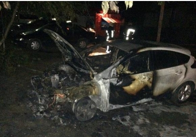 Виконувачу обов'язків мера Ужгорода спалили автомобіль