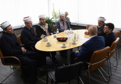 Зеленский на встрече с муфтиями говорил о диалоге с Донбассом и Крымом