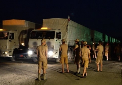 Почти 300 грузовиков с так называемой гуманитарной помощью для Донбасса выехали из Подмосковья