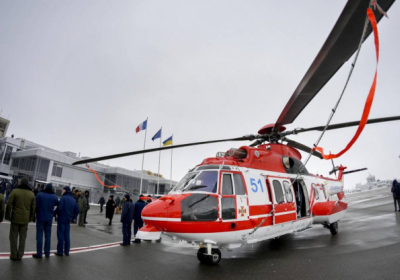 Нацгвардії та ДСНС передали нові вертольоти Airbus
