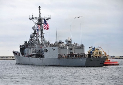 В Черное море передислоцируется американский ракетный фрегат 