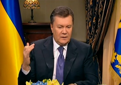 Президент считает, что обе стороны должны нести ответственность за Евромайдан