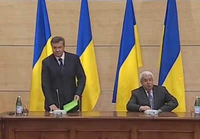 Прямая трансляция пресс-конференции Виктора Януковича