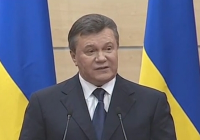 Янукович вимагає припинити антитерористичну операцію у Донбасі