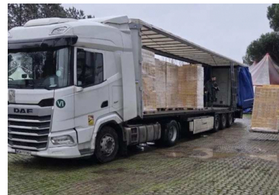 Папа Лев відправив Україні три вантажівки супів швидкого приготування