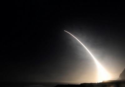 Запуск міжконтинентальної ракети. Фото: twitter U.S. Dept of Defense
