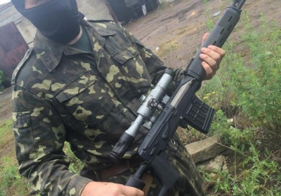 Во время боев украинские десантники отбили у террористов российское оружие