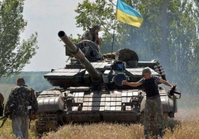 Украинские военные вытеснили террористов из Красной Звезды: уничтожили 2 танка и 2 БМП