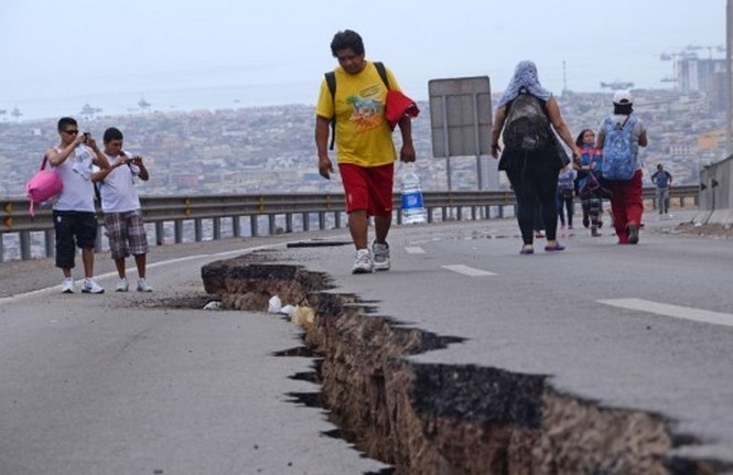 В Чили снова страдают от землетрясения
