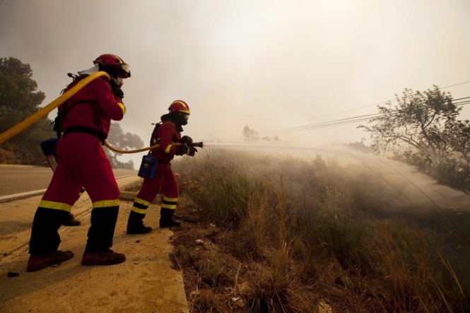 Поблизу Лісабона спалахнула масштабна лісова пожежа
