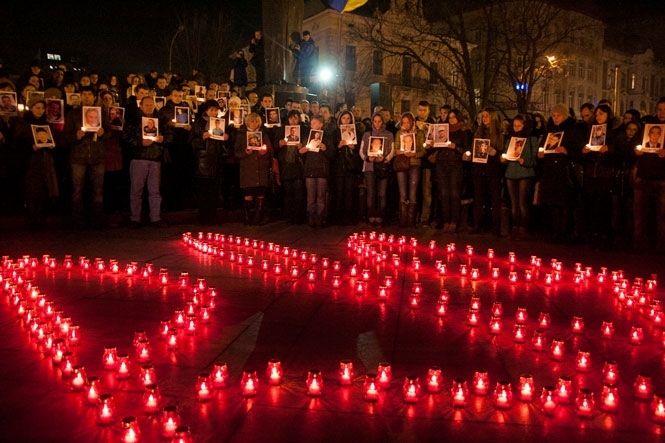 У Львові вшанували пам'ять Героїв Небесної Сотні