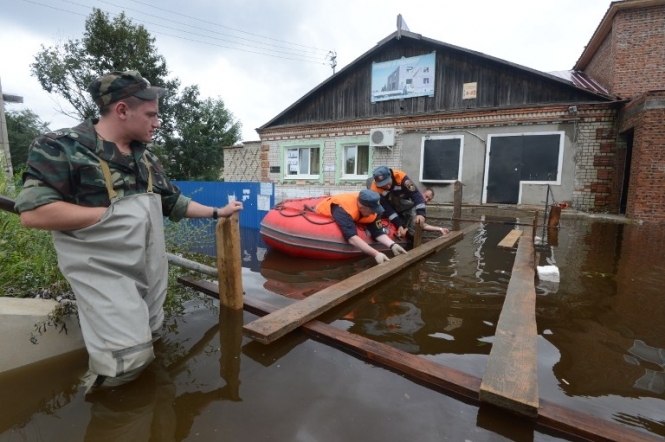 Повінь у Росії: на Далекому Сході евакуювали 20 тис осіб 