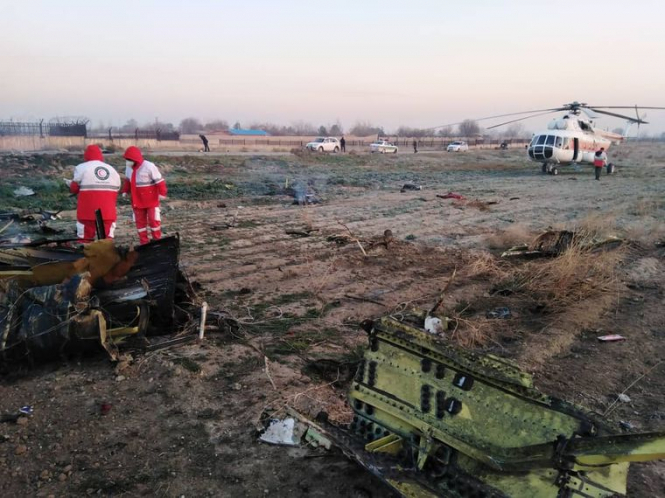 В Ірані розбився український літак зі 180 пасажирами на борту — ЗМІ