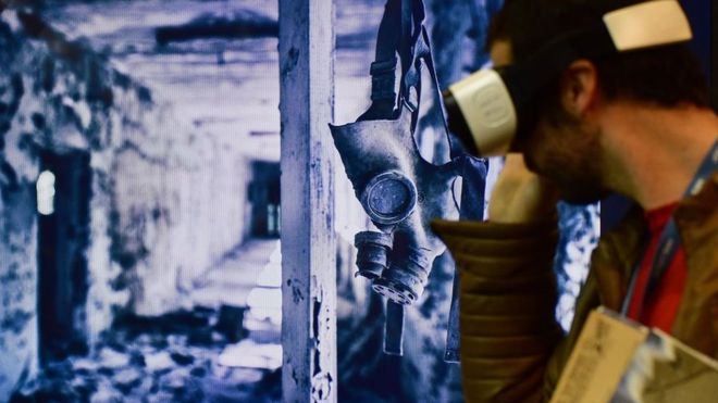В Берлине на ярмарке показывают виртуальный фильм о Чернобыле
