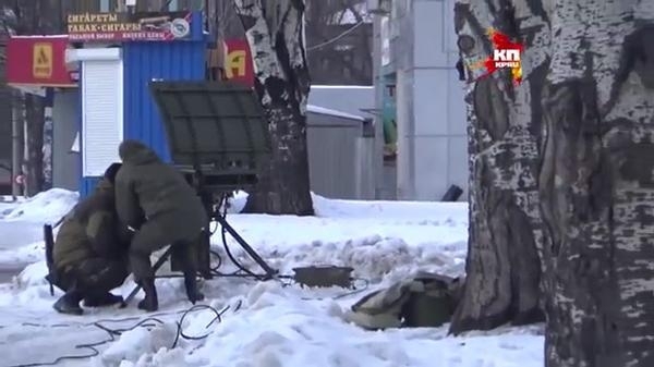 Российские военные привезли в Донецк станции артиллерийской разведки 