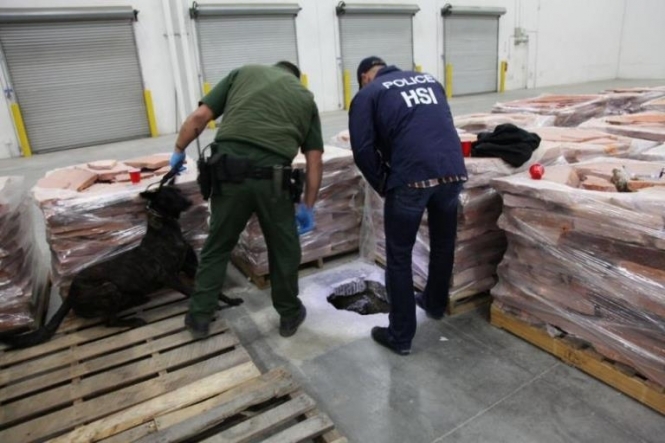 На границе США и Мексики полиция обнаружила 