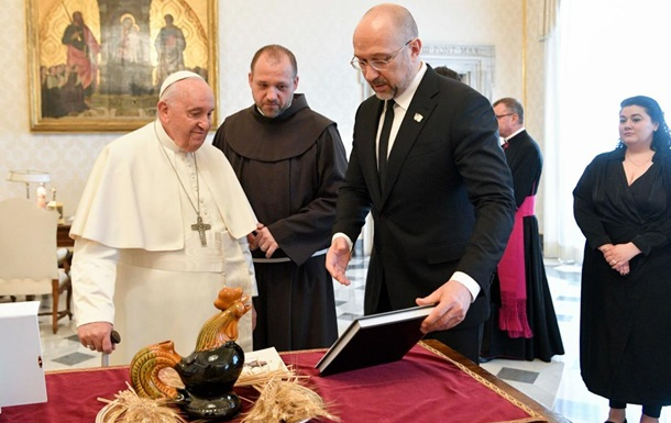 Папа Римський зустрівся з прем'єр-міністром України