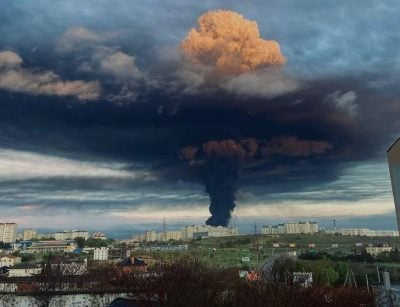 Вибух у Севастополі знищив більше 10 резервуарів з нафтопродуктами для ЧФ
