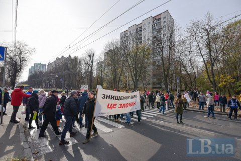 Киевсовет разорвал договор с застройщиком на Кристеровой горке