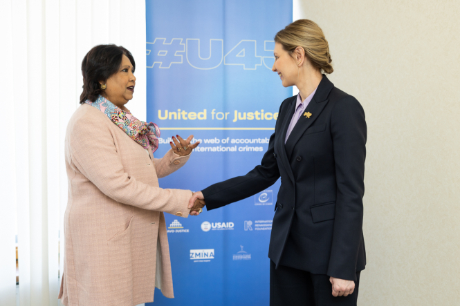 Перша леді зустрілася з представницею генсека ООН із питань сексуального насильства