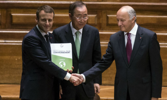Макрона анонсировал всемирной пакт о защите окружающей среды