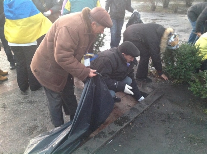 Активисты Евромайдана провели акцию 