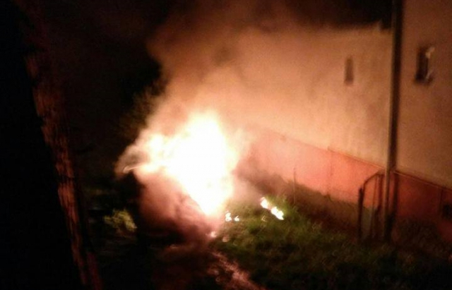 Кандидату на пост главы объединенной общины в Закарпатье сожгли авто - ФОТО