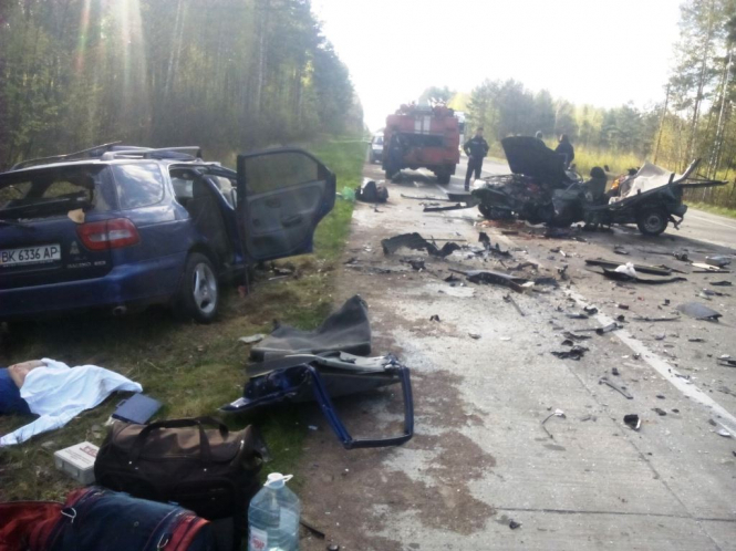 Авария на трассе Киев-Ковель: пятеро погибших