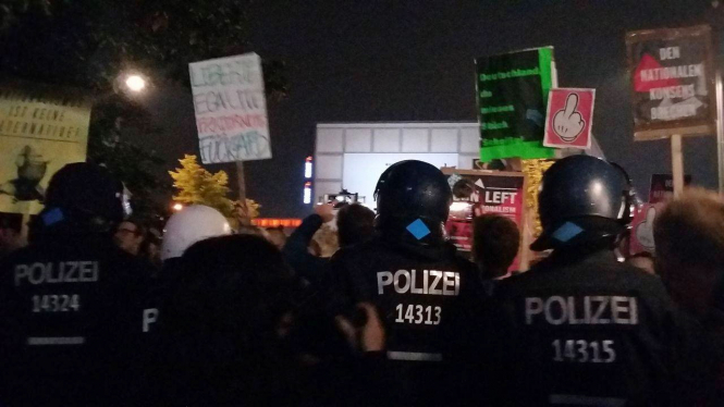 В Берлине протестуют против 