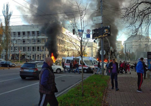 Масована ракетна атака по містах України