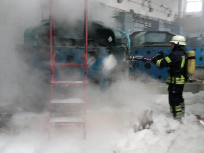 На Бортнической станции аэрации в Киеве произошел пожар