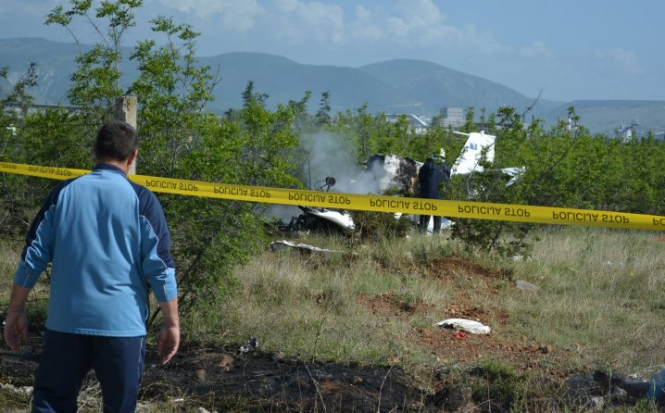 В Боснии и Герцеговине разбился самолет, погибли пять человек, - ФОТО